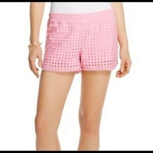 Lilly Pulitzer for Target Pink Eyelet Shorts